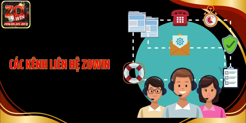 Các kênh liên hệ Zowin
