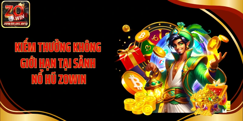 Kiếm thưởng không giới hạn tại sảnh nổ hũ ZOWIN
